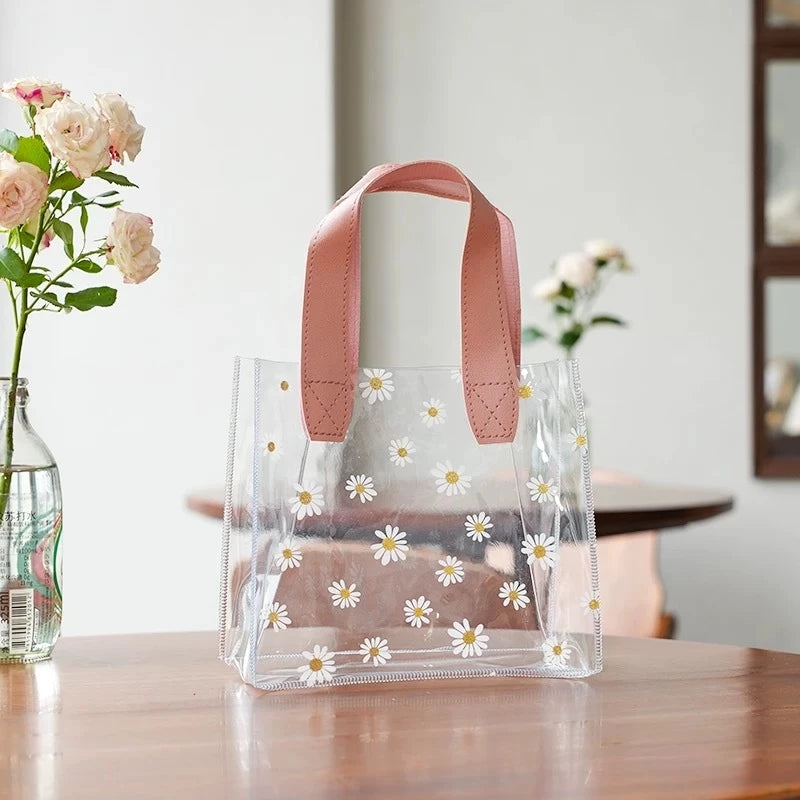 Little Daisy Transparent PVC Clear Gift Bag