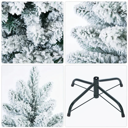 Slim Snow Christmas Tree