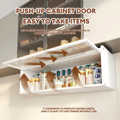 Multifunctional Wall-mounted Storage Cabinet with Pegboard