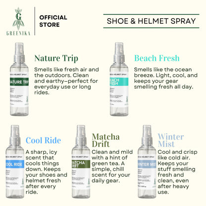 GREENIKA Shoe & Helmet Deodorizer Spray