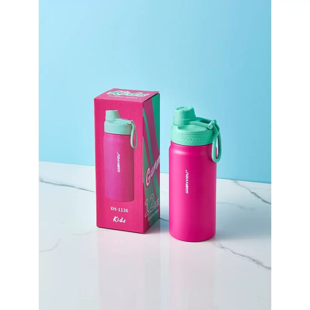 Wish You Insulated Vacuum Flask For Kids 12oz