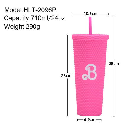 Barbie Series Durian Straw Cup