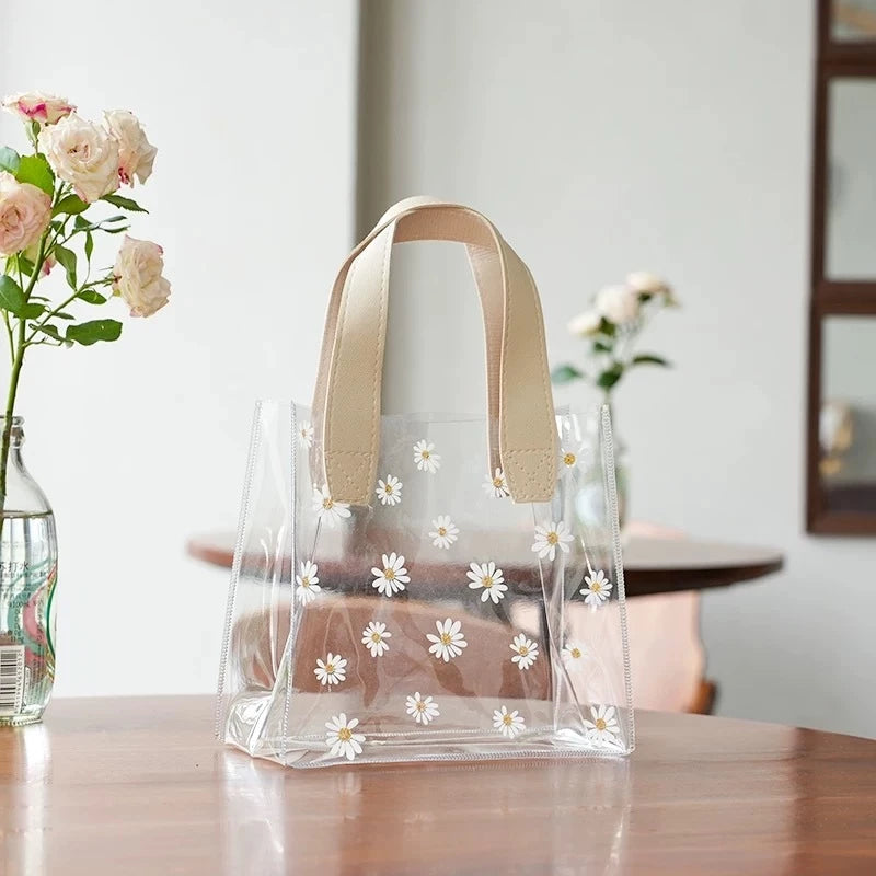Little Daisy Transparent PVC Clear Gift Bag