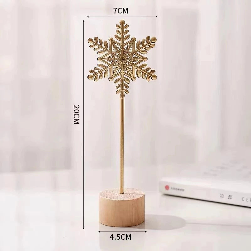 Gold Metal Leaf Decor