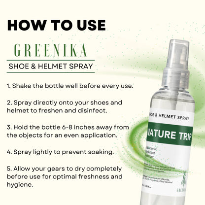 GREENIKA Shoe & Helmet Deodorizer Spray