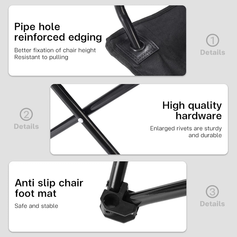 Foldable Heavy Duty Camping Chair