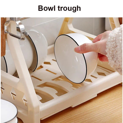 2-Tier Kitchen Dish Drying Rack