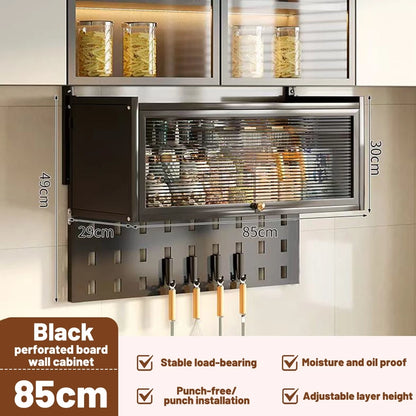 Multifunctional Wall-mounted Storage Cabinet with Pegboard