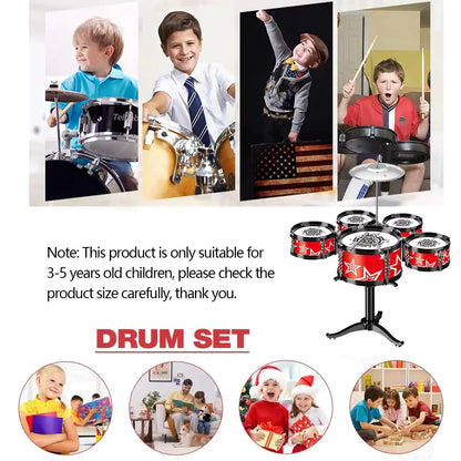 Jazz Drum Set for Kids