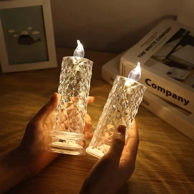 Crystal LED Flameless Candle