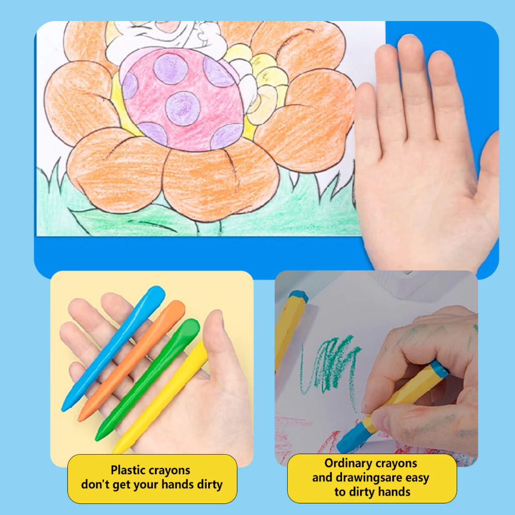 Non-Toxic Easy to Clean Crayons