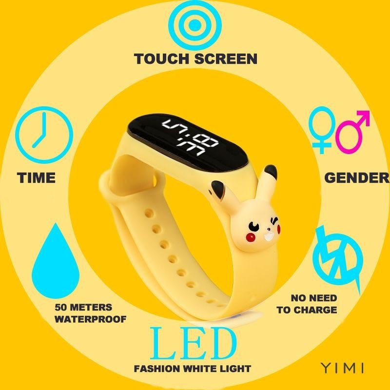 Cute Kids LED Digital Watch