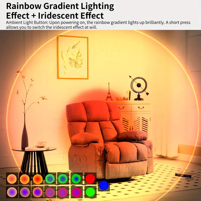 Rechargeable RGB Ambient Light with Motion Sensor
