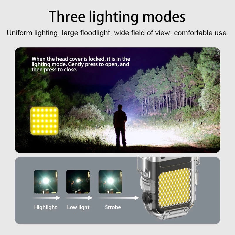 Rechargeable Arc Lighter Flashlight