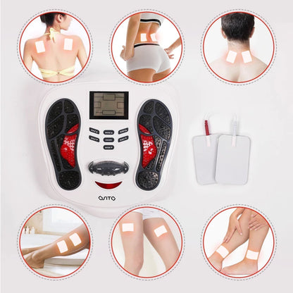 EMS Electronic Muscle Stimulator Smart Acupressure Foot Reflexology Massager