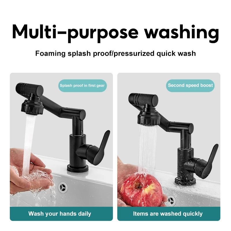 1080° Swivel Stainless Steel Faucet