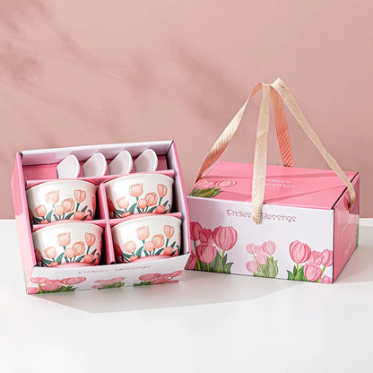 Tulip Ceramic Bowl Gift Set