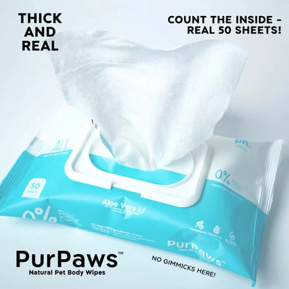 PurPaws Hypoallergenic Pet Wipes