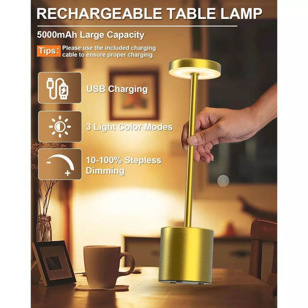 LED Metal Table Lamp