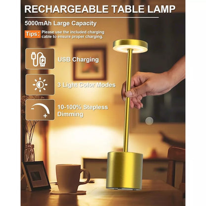 LED Metal Table Lamp