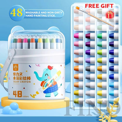Non-Toxic Washable Crayon Set