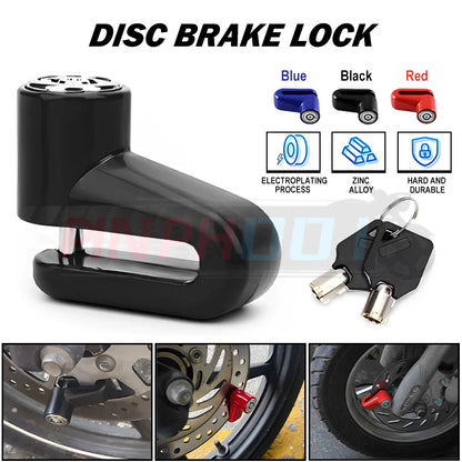 Anti-Theft Security Disc Lock for Motorcycle & Bicycle