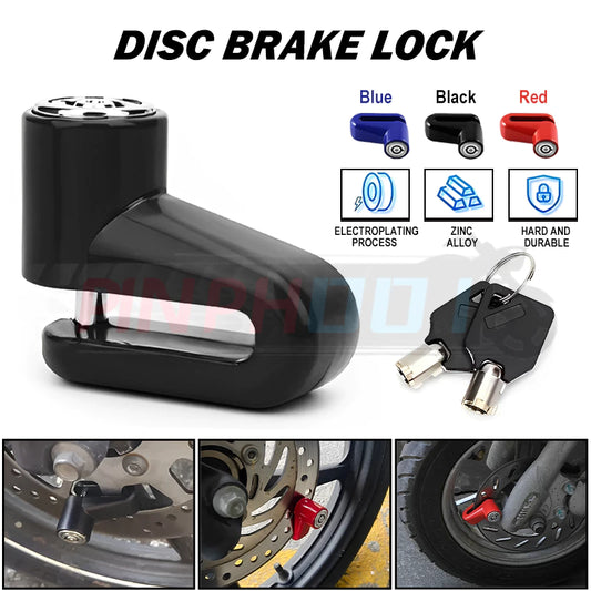 Anti-Theft Security Disc Lock for Motorcycle & Bicycle