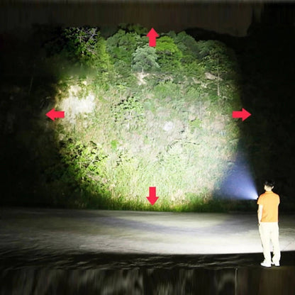 Rechargeable Mini Telescopic Zoom Flashlight