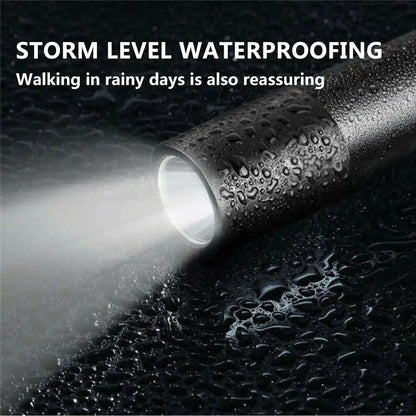 Rechargeable Mini Telescopic Zoom Flashlight