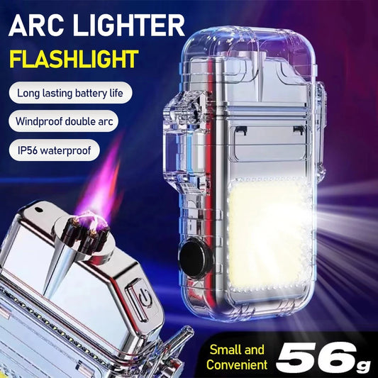Rechargeable Arc Lighter Flashlight