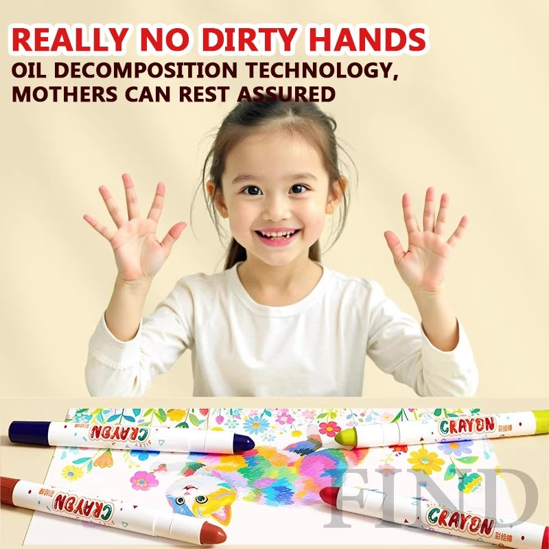 Non-Toxic Washable Crayon Set