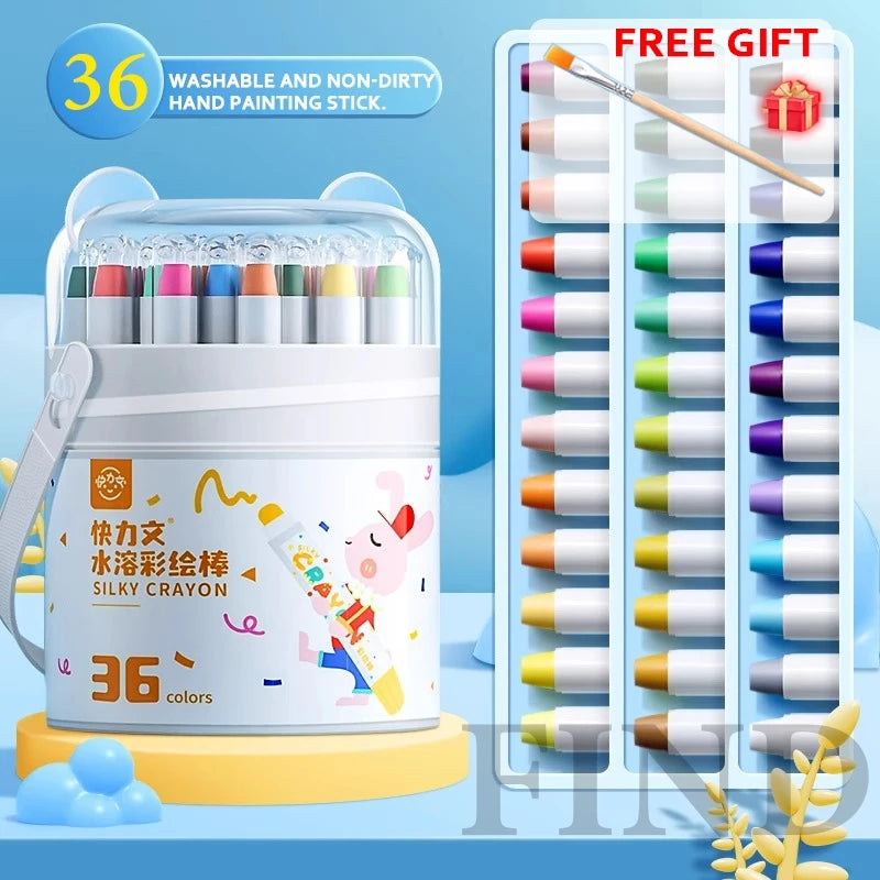Non-Toxic Washable Crayon Set