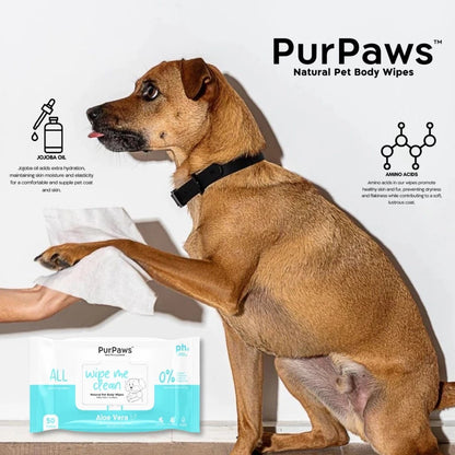 PurPaws Hypoallergenic Pet Wipes