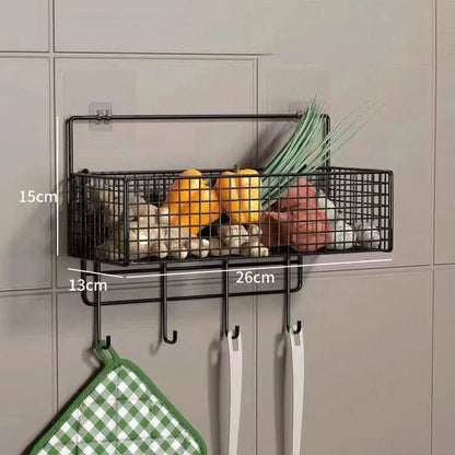 Multipurpose Wall Hanging Rack with Hook