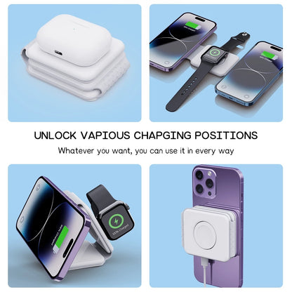 3 in 1 Magnetic Wireless Charger