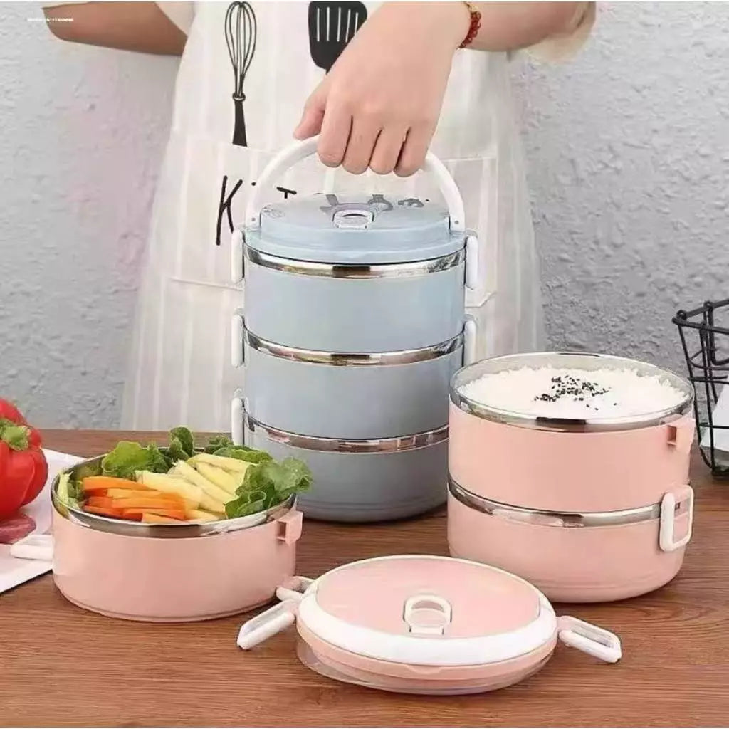 3 Layers Stainless Steel Lunch Box