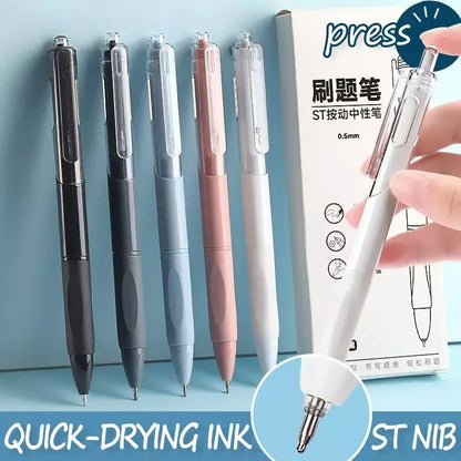 Quick-Drying Press Gel Pen 0.5mm