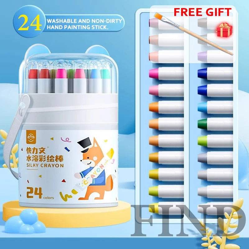 Non-Toxic Washable Crayon Set