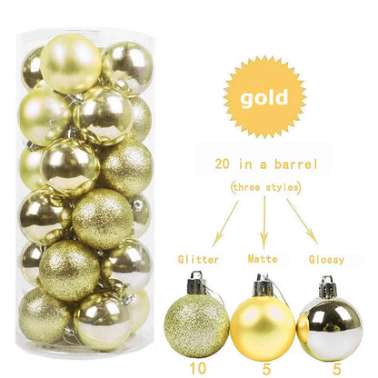 20pcs Set Christmas Balls Ornaments