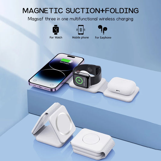 3 in 1 Magnetic Wireless Charger