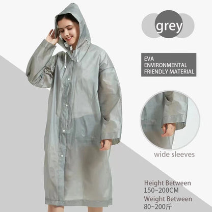 EVA Lightweight Unisex Raincoat for Adults