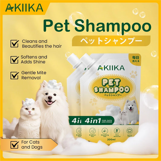AKIIKA Herbal Pet Soap, Shampoo and Spray