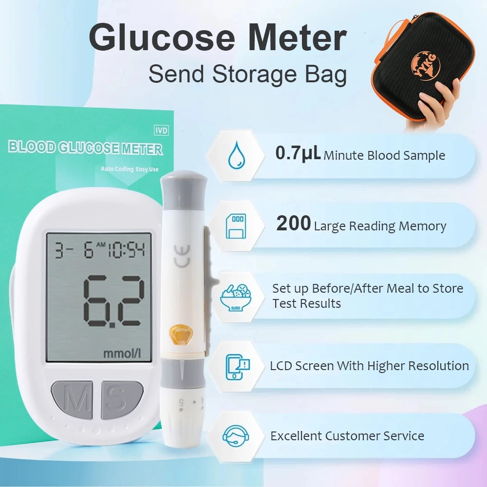 Glucometer Blood Sugar Test Kit