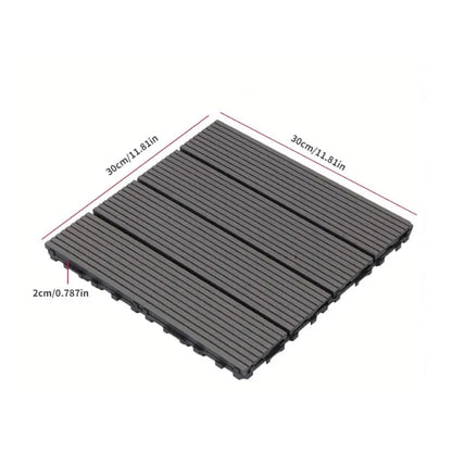 PVC Interlocking Floor Decking Tiles