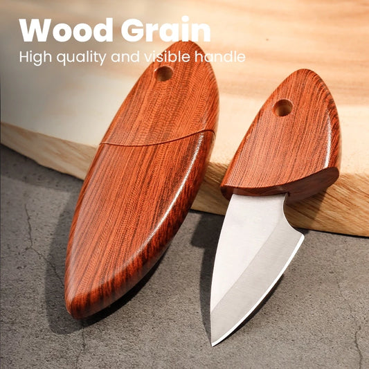 MINI WOODEN POCKET KNIFE 3PCS SET