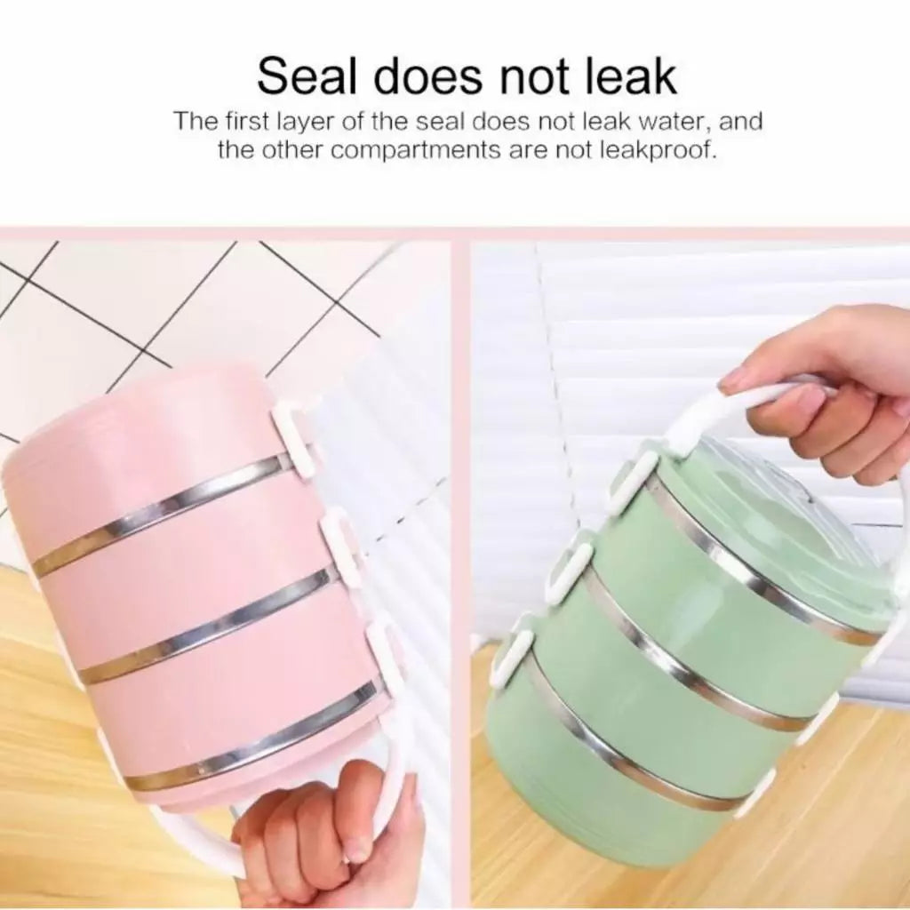 3 Layers Stainless Steel Lunch Box