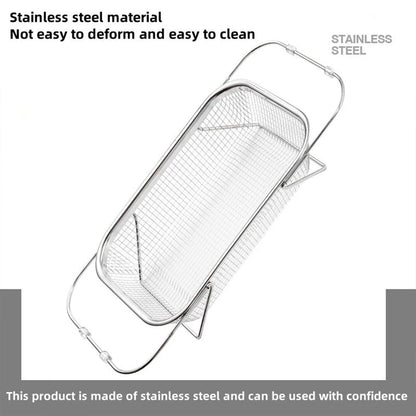Stainless Steel Retractable Draining Basket