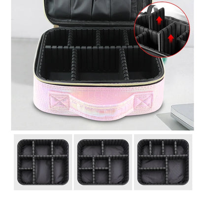 Makeup Bag with LED Mirror