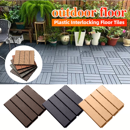 PVC Interlocking Floor Decking Tiles