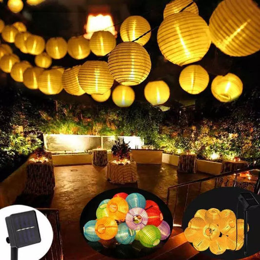 Solar Lantern String Lights